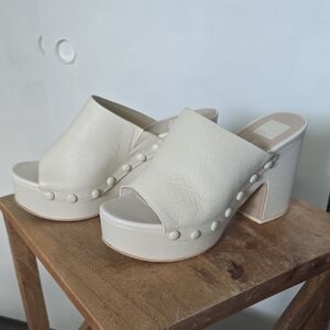 Dolce Vita Cream Mules
